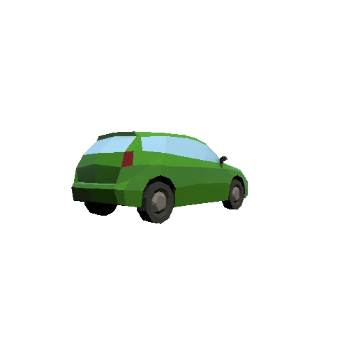 PaperCarsSUV4DayGreen Variant